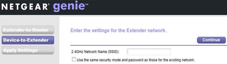 Can't Detect Range Extender Network Name