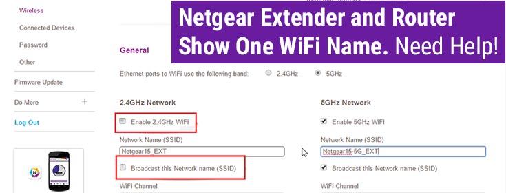 Netgear Extender and Router Show One WiFi Name. Need Help!