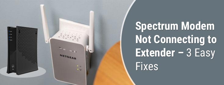 Spectrum Modem Not Connecting to Extender