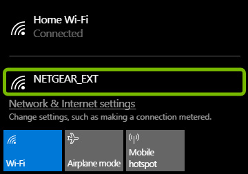 Netgear-EXT network name