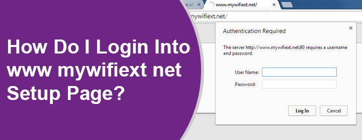 Login Into www mywifiext net Setup Page