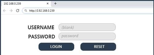 192.168.0.239 Ip address